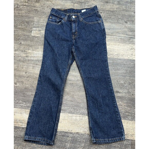 Levi's Vintage Y2K 2000 Women's 517 Boot Cut Blue Denim Jeans Size 10 1/2 - Picture 1 of 16